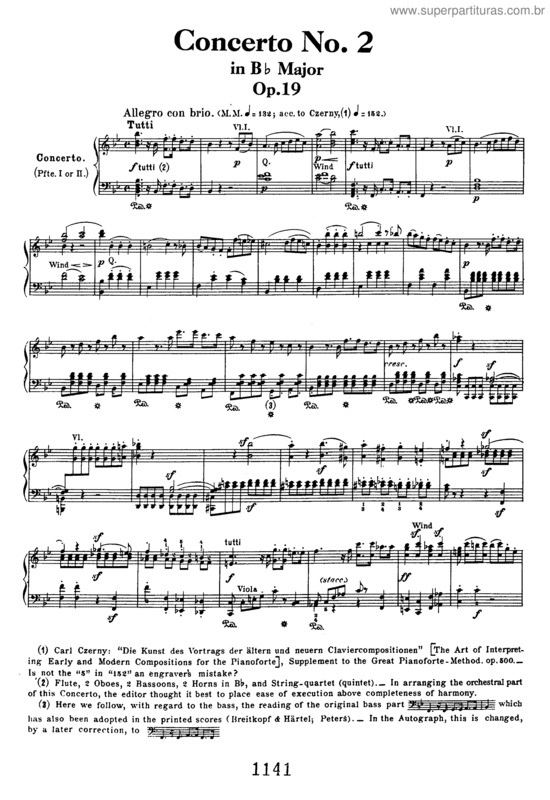 Partitura da música Piano Concerto No. 2 v.4