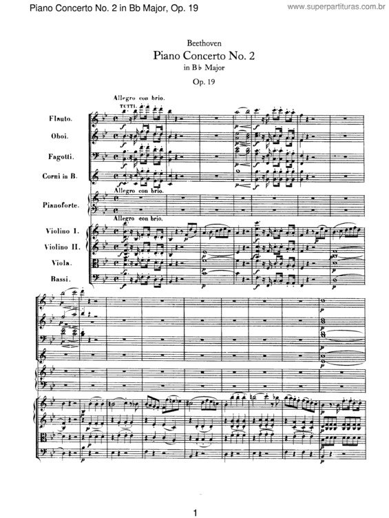 Partitura da música Piano Concerto No. 2 v.5