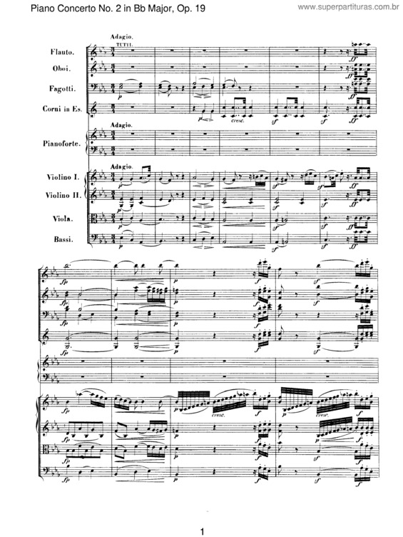 Partitura da música Piano Concerto No. 2 v.6