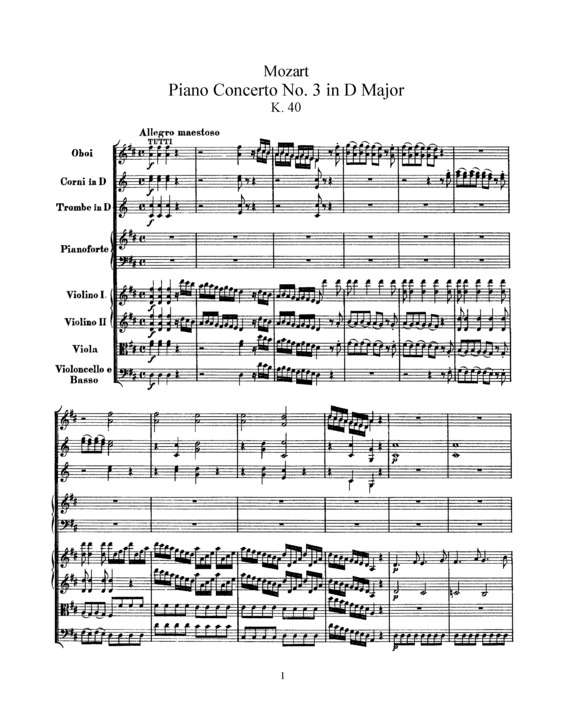 Partitura da música Piano Concerto No. 3 v.5
