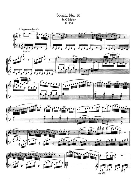 Partitura da música Piano Sonata No. 10