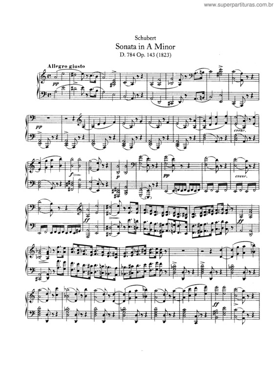 Partitura da música Piano Sonata No. 14 v.4