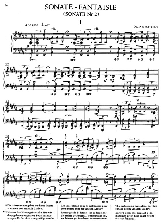 Partitura da música Piano Sonata No. 2 v.5