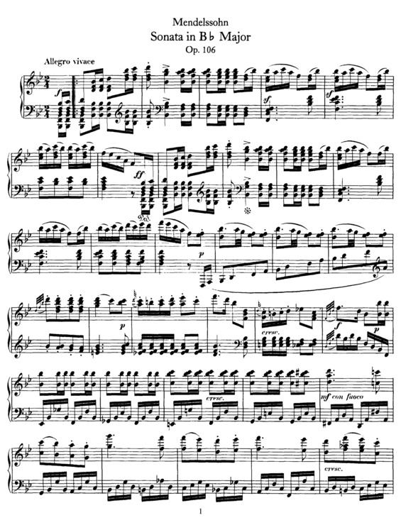 Partitura da música Piano Sonata No. 3 v.5