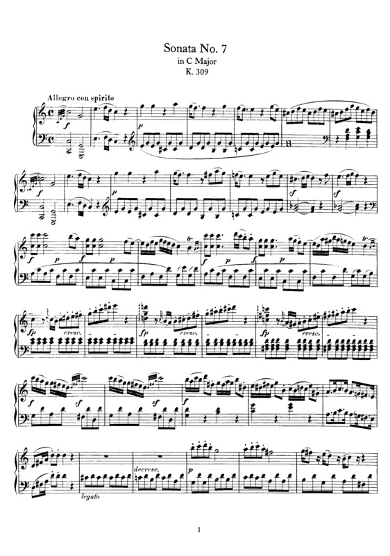 Partitura da música Piano Sonata No. 7 v.4