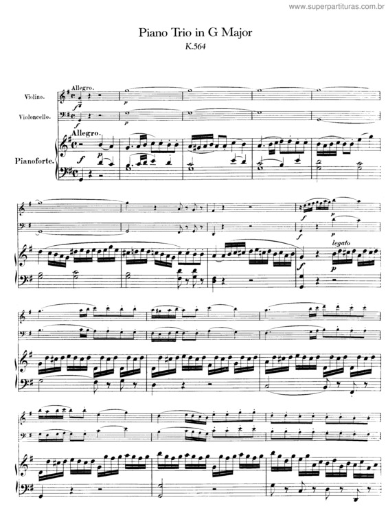 Partitura da música Piano Trio v.2