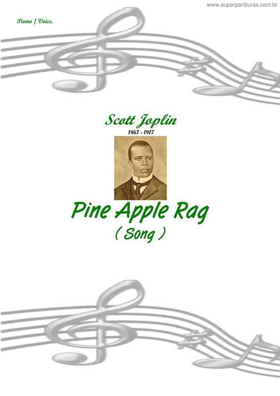 Partitura da música Pine Apple Rag - Song