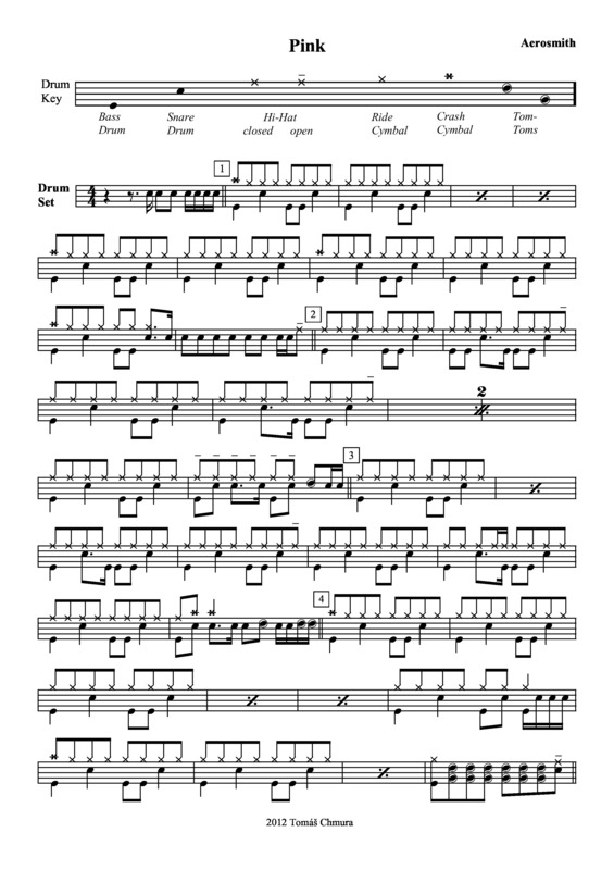 Partitura da música Pink v.2