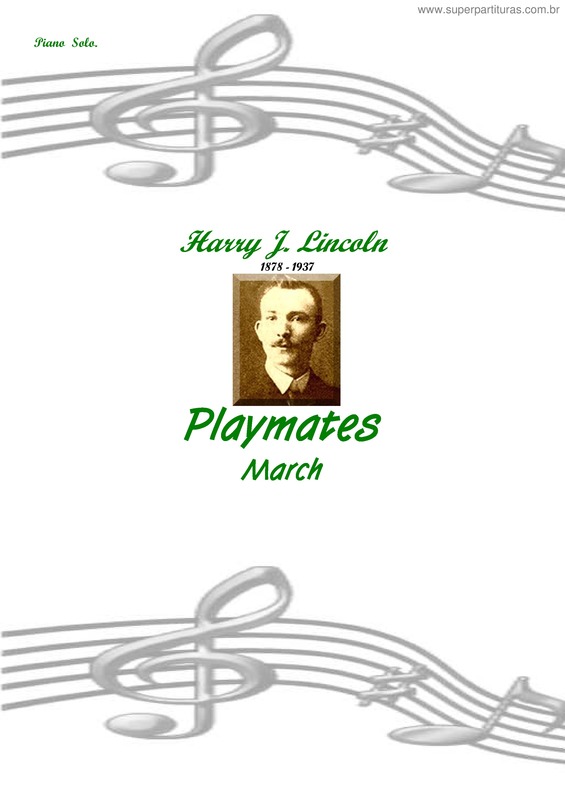 Partitura da música Playmates