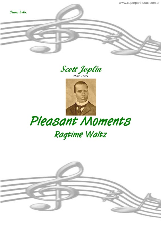 Partitura da música Pleasant Moments