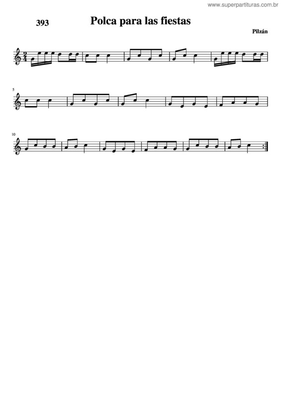 Partitura da música Polca Para Las Fiestas