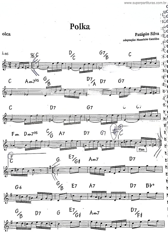 Partitura da música Polka v.2