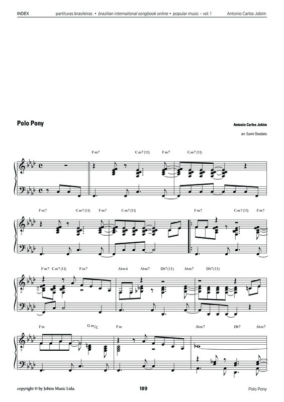 Partitura da música Polo Pony