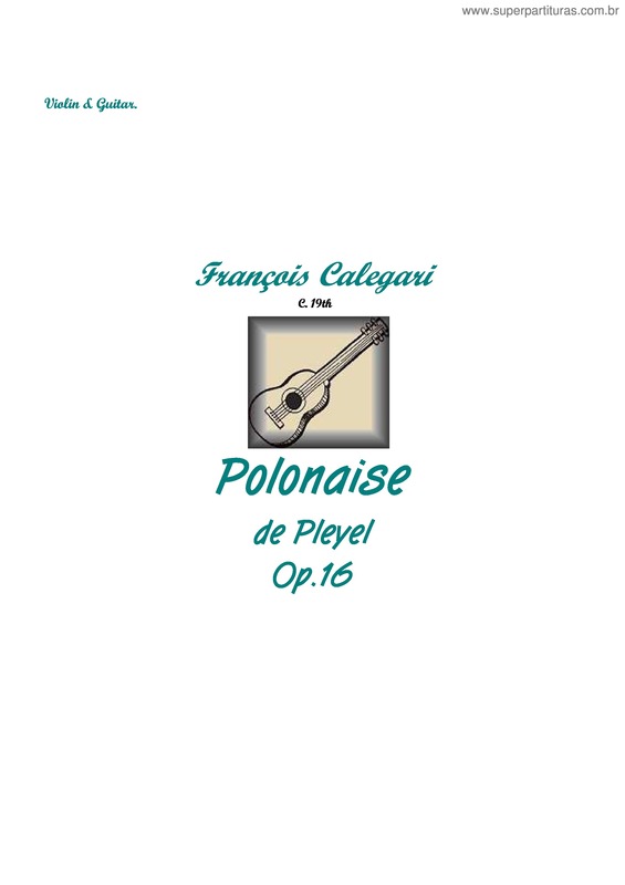 Partitura da música Polonaise v.7