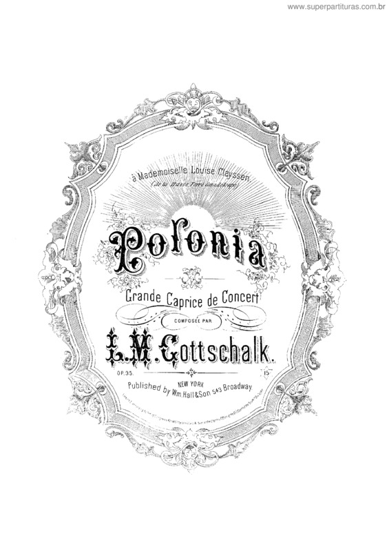 Partitura da música Polonia