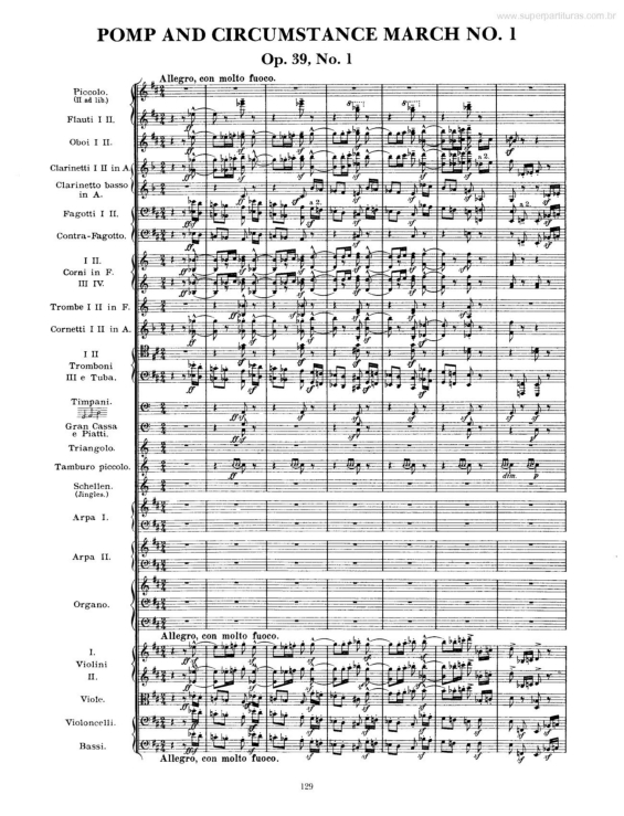 Partitura da música Pomp And Circumstance No. 1 v.2