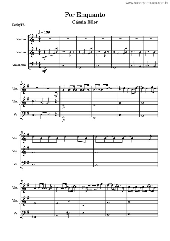 Partitura da música Por Enquanto – Cássia Eller Por Enquanto – Cássia Eller