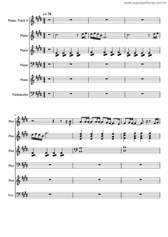 Partitura da música Porque Ó Pai – Arautos Do Rei