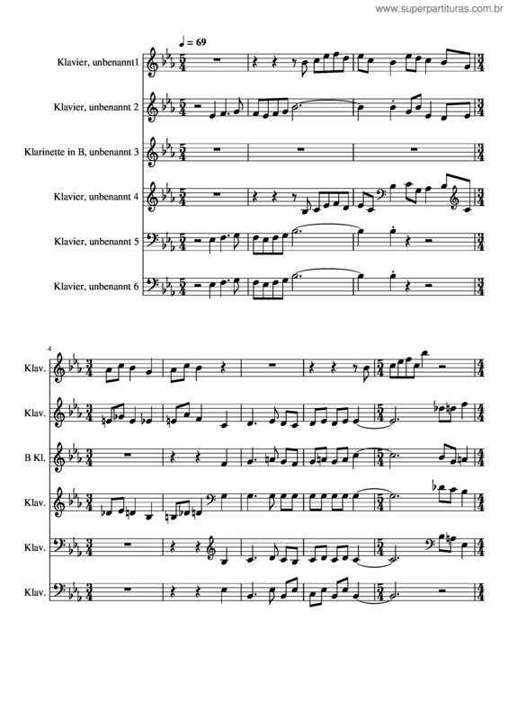 Partitura da música Poulenc 4 La Nuit Le Froid La Solitude v.2