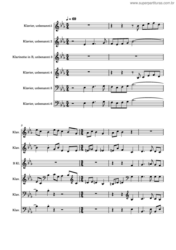 Partitura da música Poulenc 4 La Nuit Le Froid La Solitude