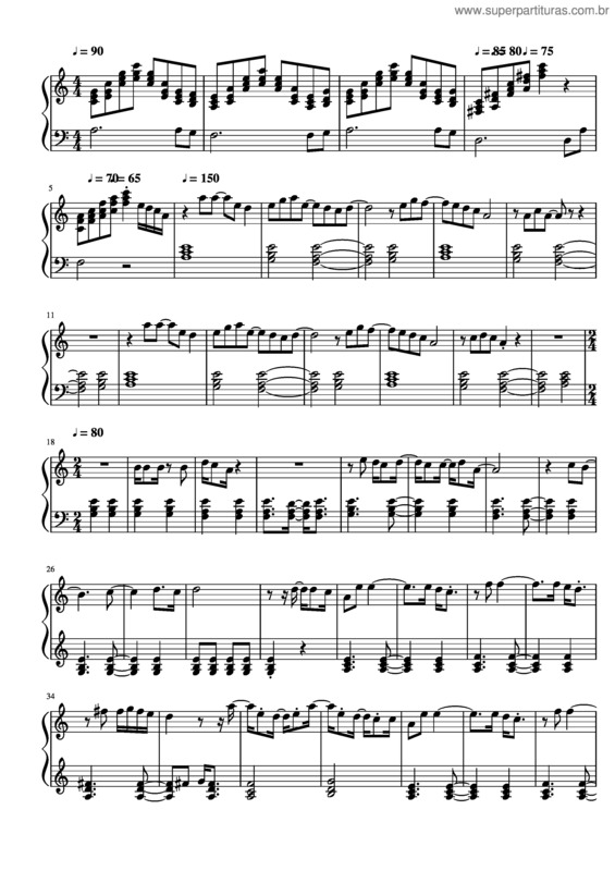 Partitura da música Pour Estelle