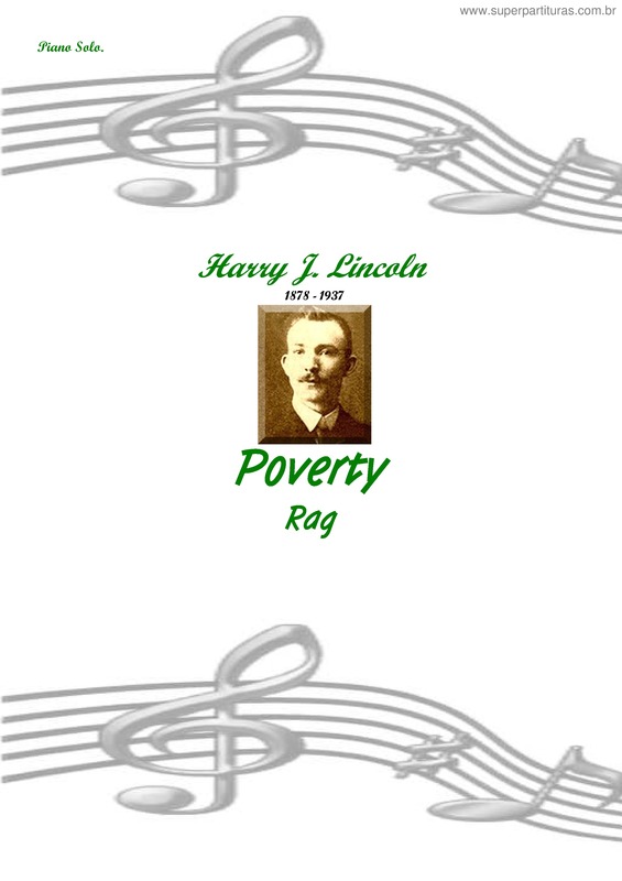 Partitura da música Poverty