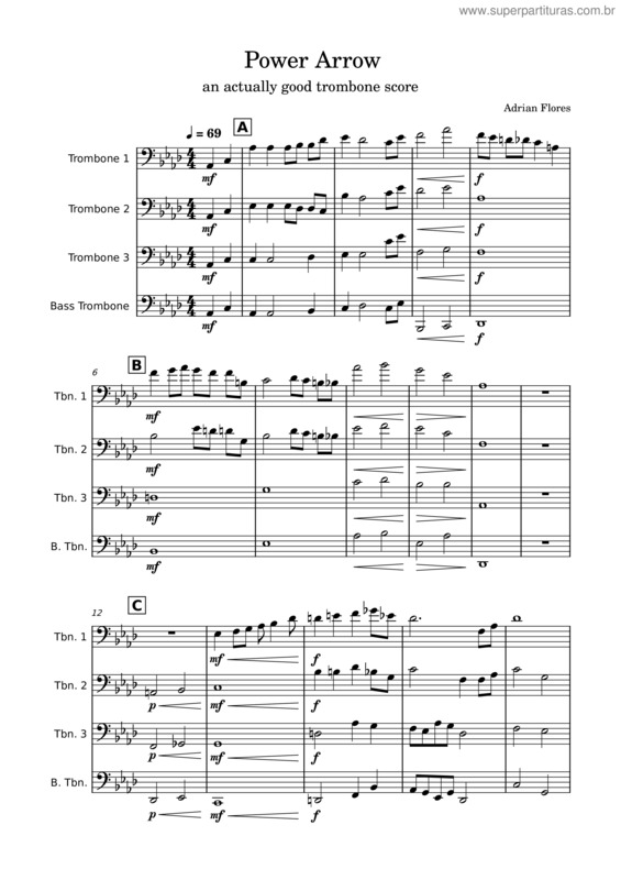 Partitura da música Power Arrow