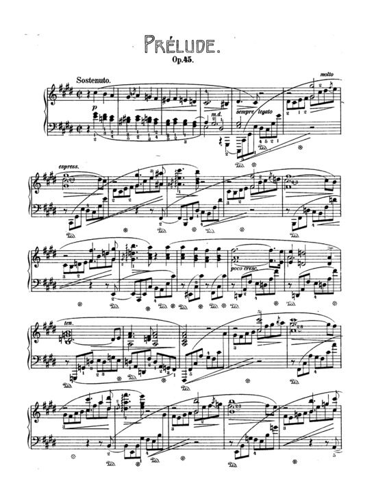 Partitura da música Prelude No. 25