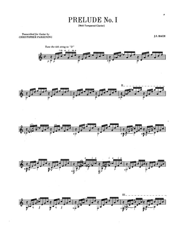 Partitura da música Prelude No 1