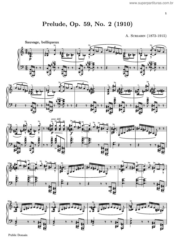 Partitura da música Prelude v.7