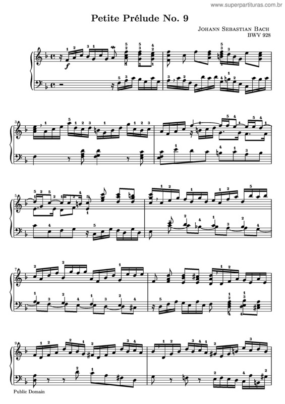 Partitura da música Prelude v.9
