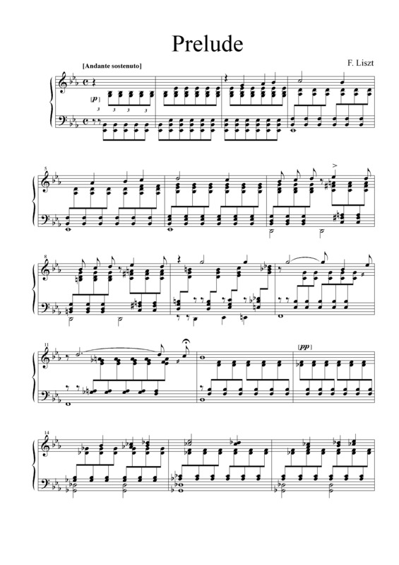 Partitura da música Préludes Et Harmonies Poétiques Et Religieuses S.171d