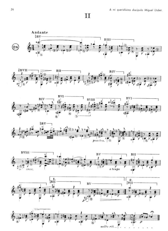 Partitura da música Prelúdio II v.2