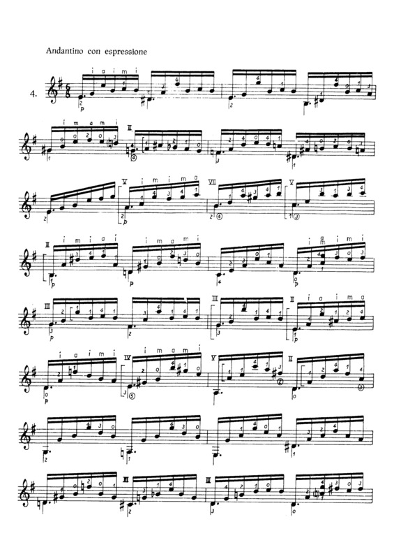 Partitura da música Preludio Op 83 Nr 4