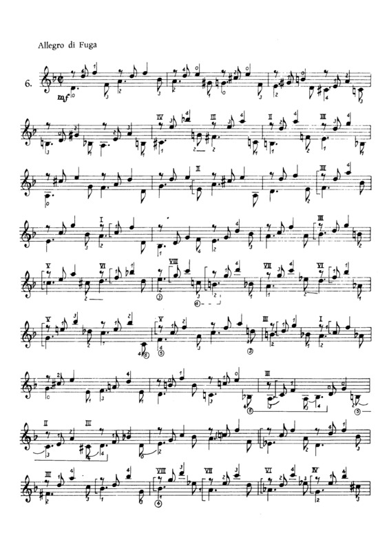 Partitura da música Preludio Op 83 Nr 6