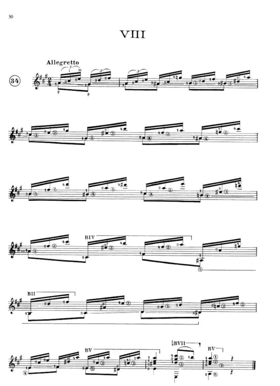 Partitura da música Prelúdio VIII v.2