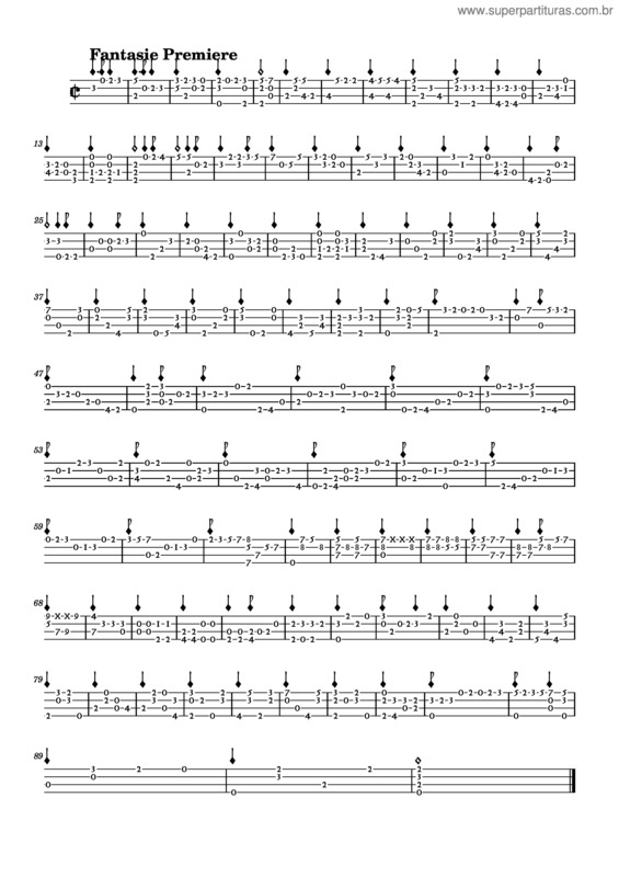 Partitura da música Premier Livre – Adrian Le Roy