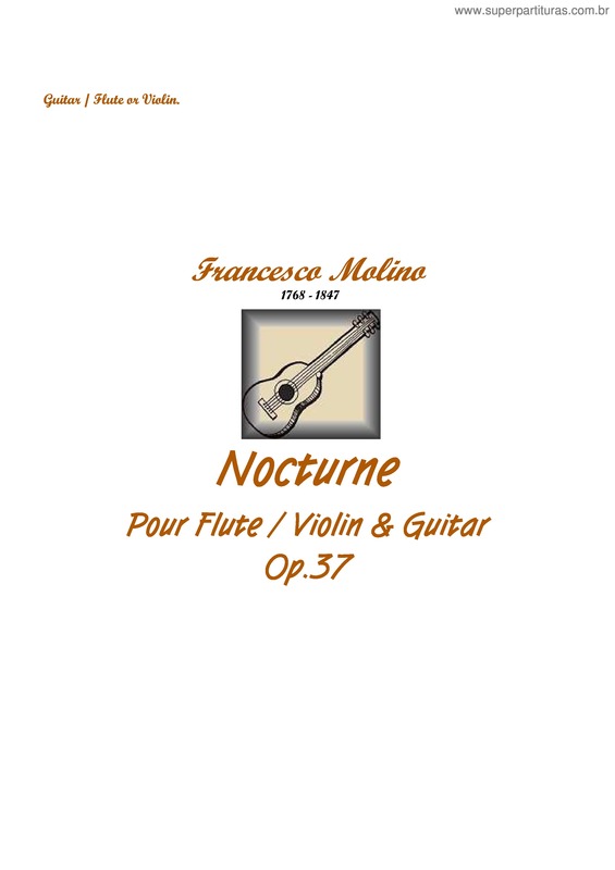 Partitura da música Premier Nocturne v.2