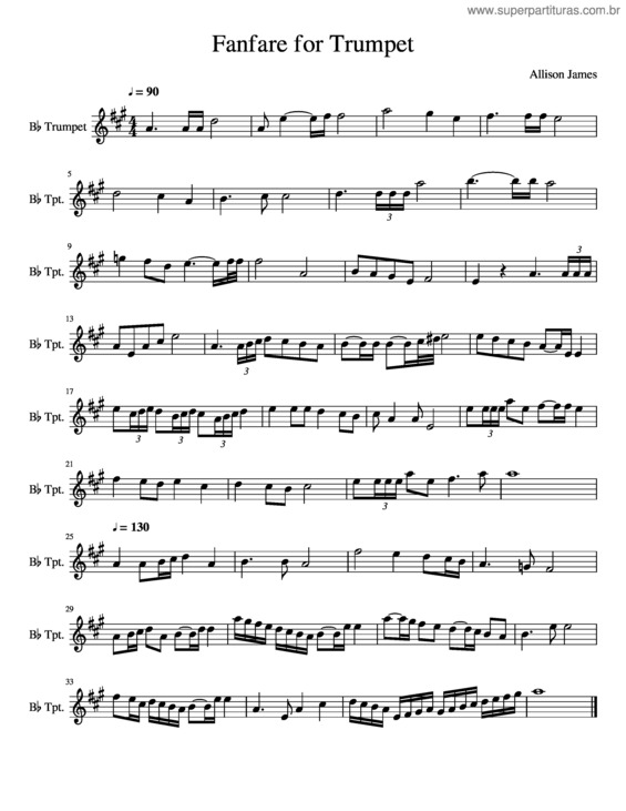 Partitura da música Prevail