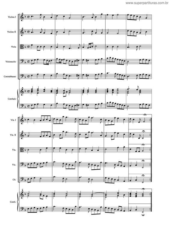 Partitura da música Primo Esame