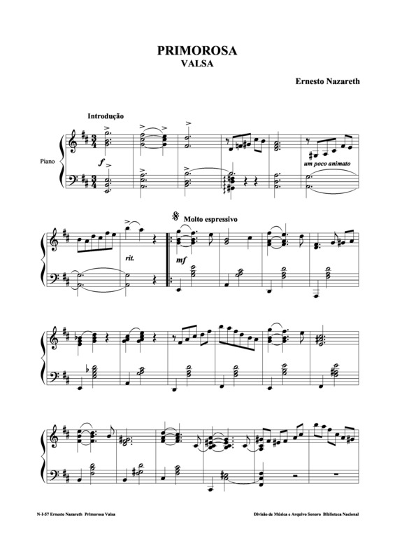 Partitura da música Primorosa v.7