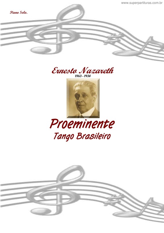 Partitura da música Proeminente v.2