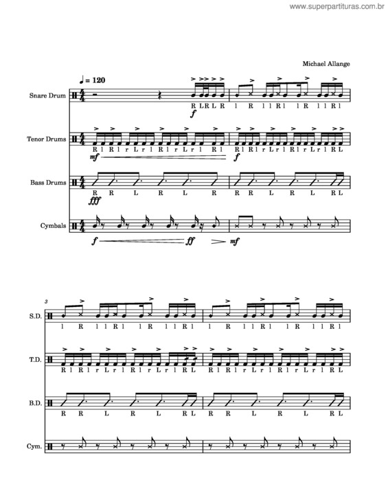 Partitura da música Professor X.0