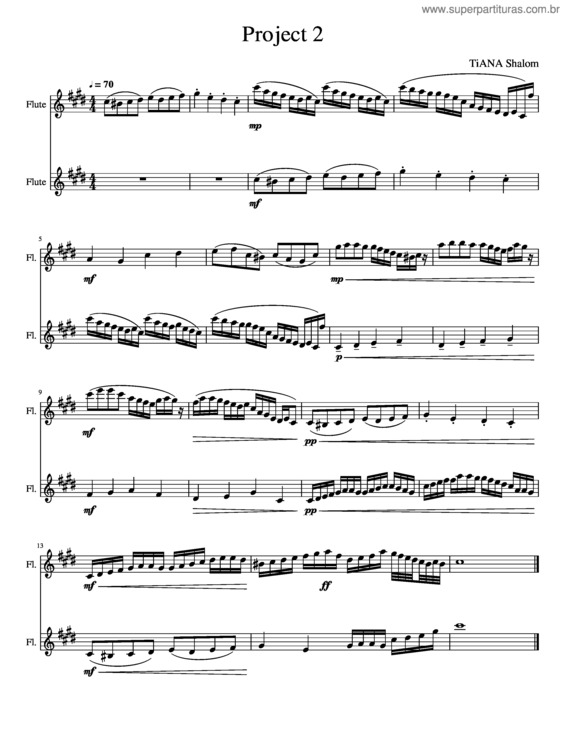 Partitura da música Project_2