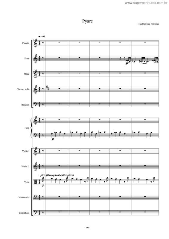 Partitura da música Pyare