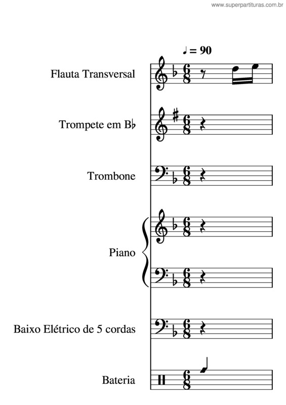 Partitura da música Quando A Angelical Trombeta v.2