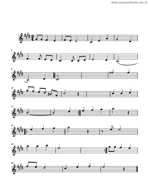 Partitura da música Quando Te Prostares v.2
