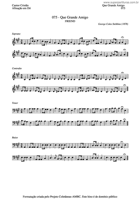 Partitura da música Que Grande Amigo v.2