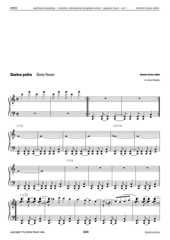 Partitura da música Quebra Pedra