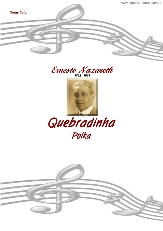 Partitura da música Quebradinha v.3